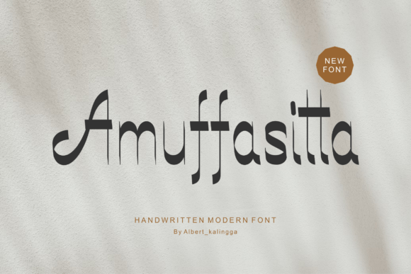 Amuffasitta: A Dazzling Script Font for Makers