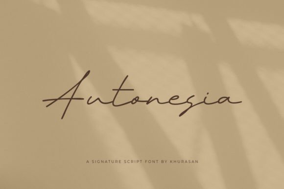 Autonesia: A Versatile Script for Modern Design