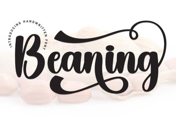 Beaning: A Sweet and Friendly Handwritten Font for Web Design