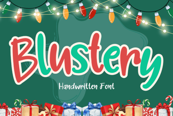 Blustery: A Handwritten Font for Engaging Branding