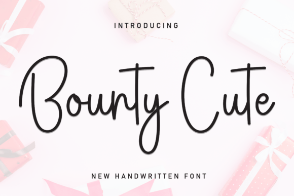 Bounty Cute: A Charming Handwritten Font for Engaging Campaigns