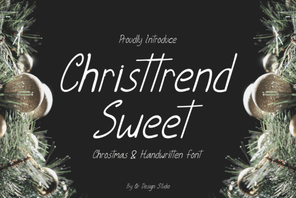 Christtrend Sweet: A Charming Handwritten Font for Creative Projects