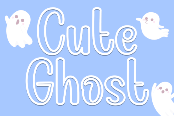 Cute Ghost: A Friendly Handwritten Font for Engaging Designs