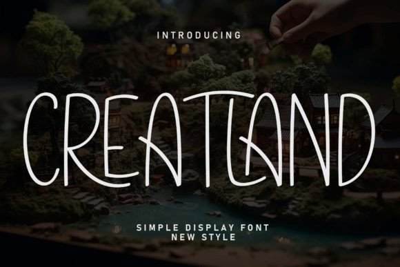 Discover Creatland: A Handwritten Font for Editorial Charm