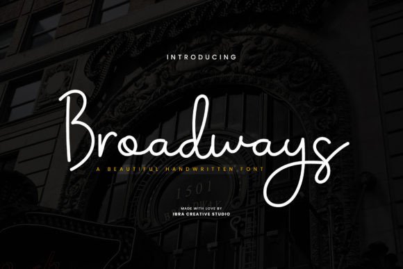 Elevate Your Web Design with Broadways Font