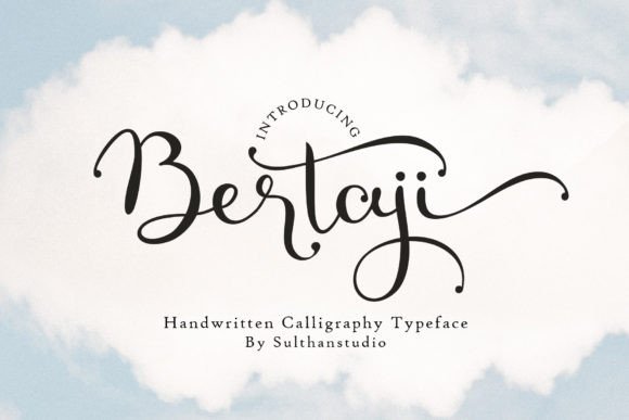 Enhance Your Brand with Bertaji: A Charming Handwritten Font