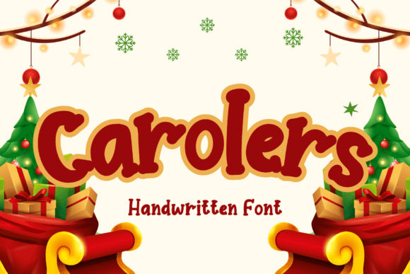 Enhance Your Brand with Carolers: A Playful Handwritten Font