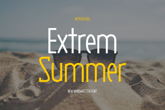 Enhance Your Brand with Extrem Summer Font