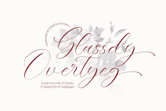 Enhance Your Brand with Glassdy Overtyeg Font