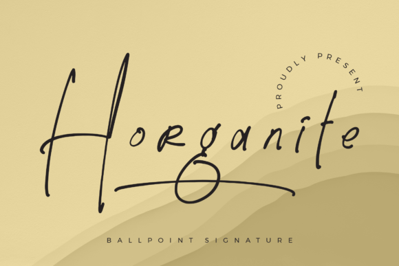 Enhance Your Brand with Horganite: A Premium Handwritten Font