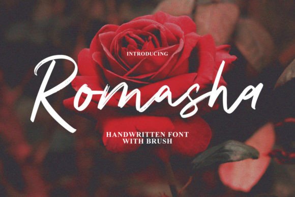 Enhance Your Brand with Romasha: A Sweet and Cursive Font