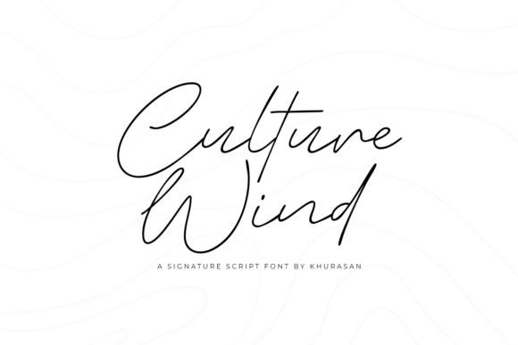 Enhance Your Web Design with Culture Wind Font