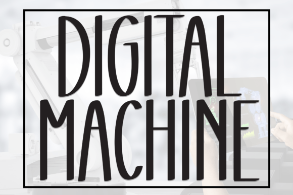 Enhance Your Web Design with Digital Machine Font