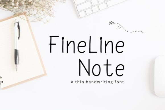 Fineline Note: A Versatile Handwritten Font for Creative Campaigns