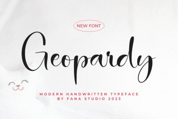 Geopardy: A Versatile Script Font for Editorial Design