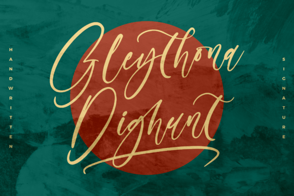 Gleythona Dighunt: A Magical Script Font for Web Design