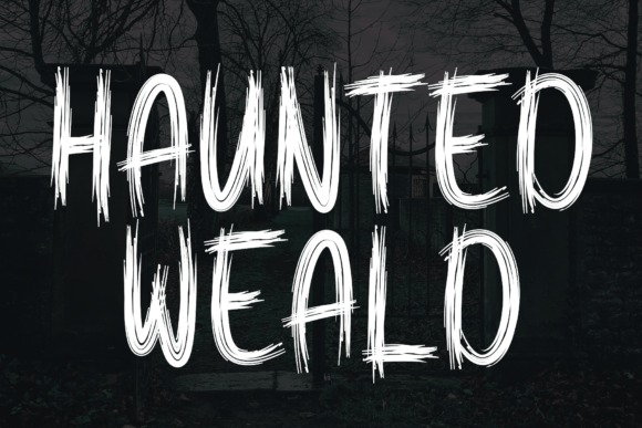 Haunted Weald: A Handwritten Font for Unique Branding