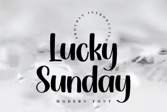 Lucky Sunday: A Handwritten Font for Editorial Charm