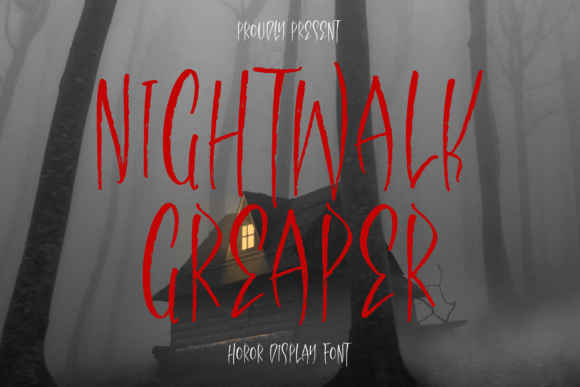 Nightwalk Greaper: A Script Font with Edge