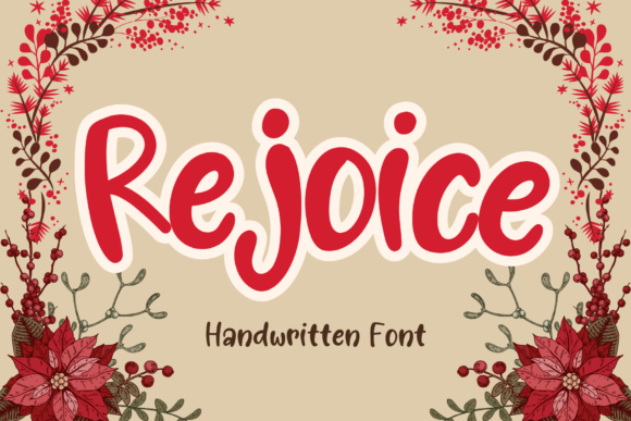 Rejoice: A Playful Handwritten Font for Memorable Branding