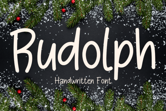 Rudolph: A Handwritten Font for Editorial Charm