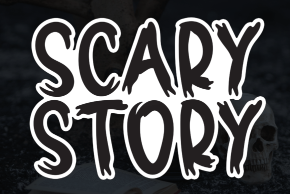 Scary Story: A Spooky and Fun Handwritten Font for Web Design