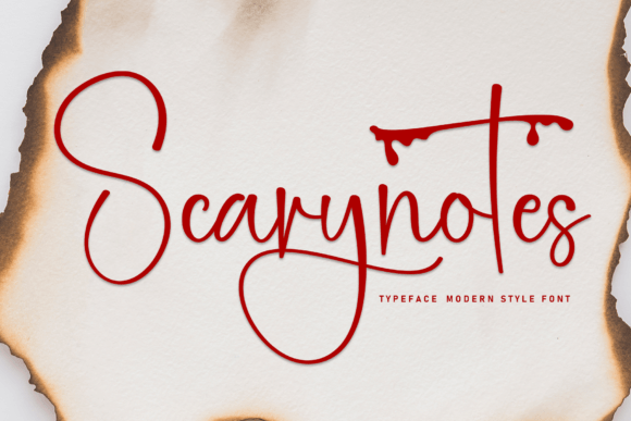 Scarynotes: A Bold Script for Creative Projects