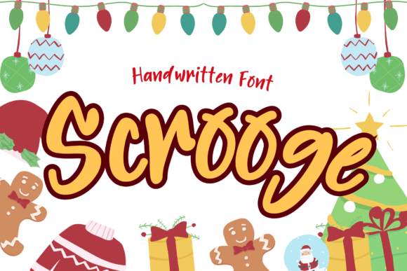 Scrooge: A Playful Handwritten Font for Creative Branding