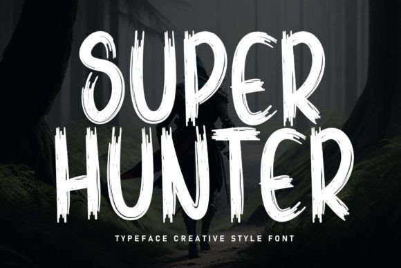 Super Hunter: A Charming Handwritten Font for Creative Makers