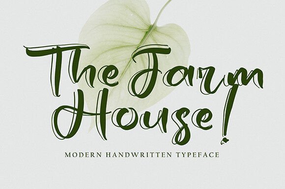 The Farm House: A Font for Elegant Campaigns