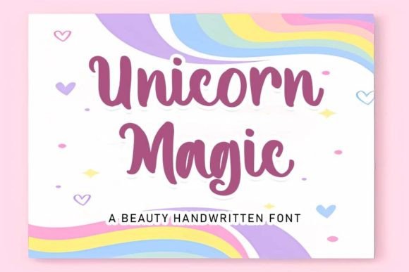 Unicorn Magic: A Handwritten Font for Editorial Elegance